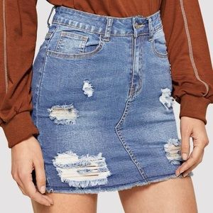 Denim skirt